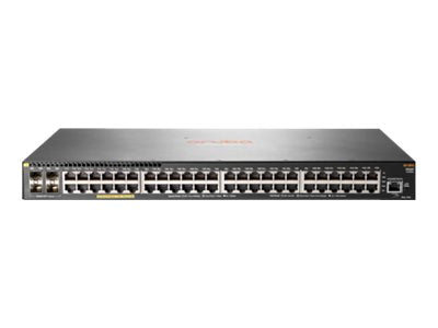 HPE Aruba 2930F 48G PoE+ 4SFP+ - Switch - L3 - managed - 48 x 10/100/1000 (PoE+) + 4 x 1 Gigabit / 10 Gigabit SFP+