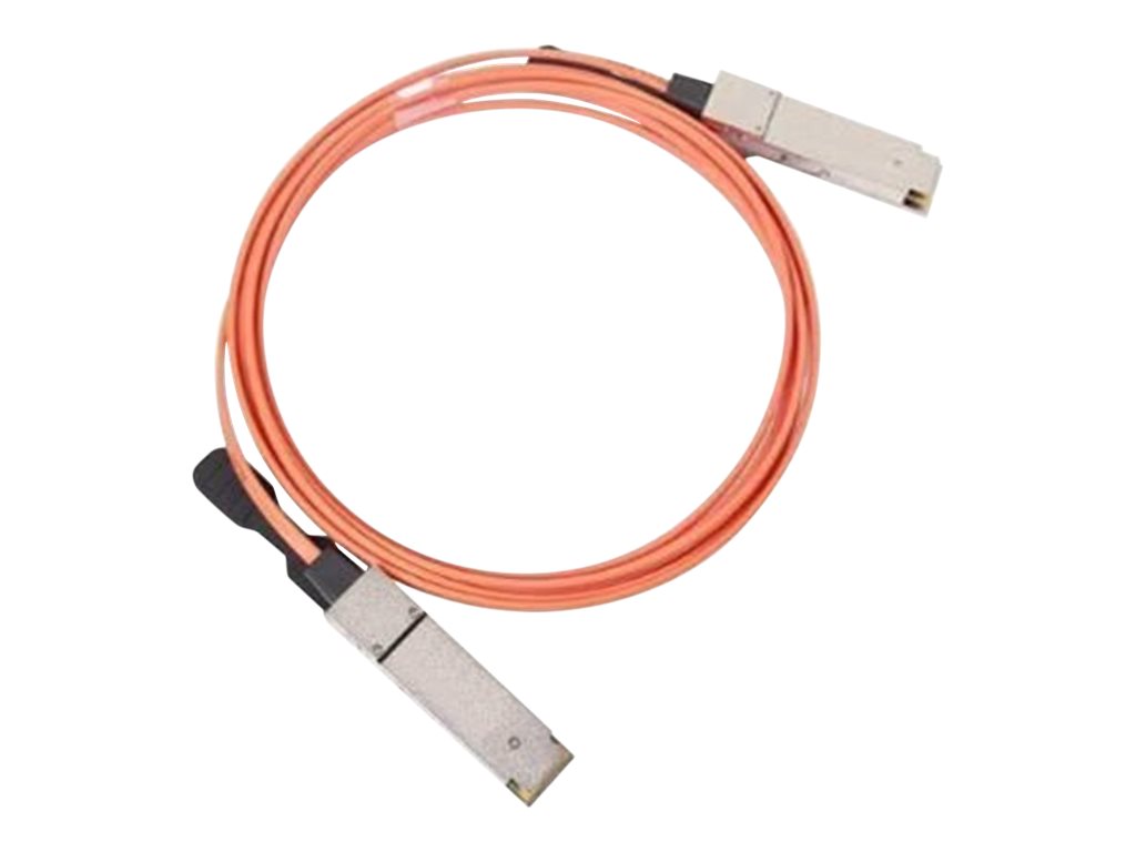 HPE Aruba - 400GBase direct attach splitter - QSFP-DD (M) to QSFP56 (M) - 10 ft - Active Optical Cable (AOC) R9B55A
