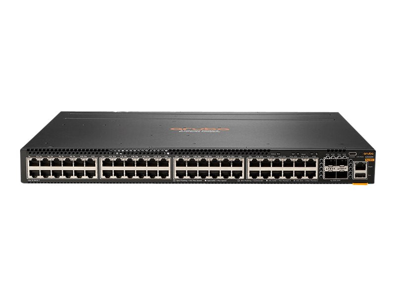 HPE Aruba 6300M - Switch - L3 - managed - 48 x 10/100/1000 + 4 x 1 Gigabit / 10 Gigabit / 25 Gigabit / 50 Gigabit SFP56 (uplink JL762A#B2E