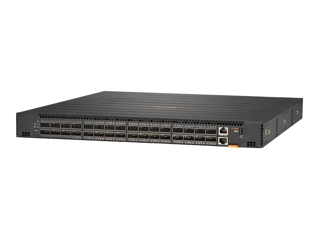 HPE Aruba 8325-32C - Switch - L3 - managed - 32 x 100 Gigabit QSFP28 / 40 Gigabit QSFP+ - front to back airflow - rack-mountable R9F66A#B2E