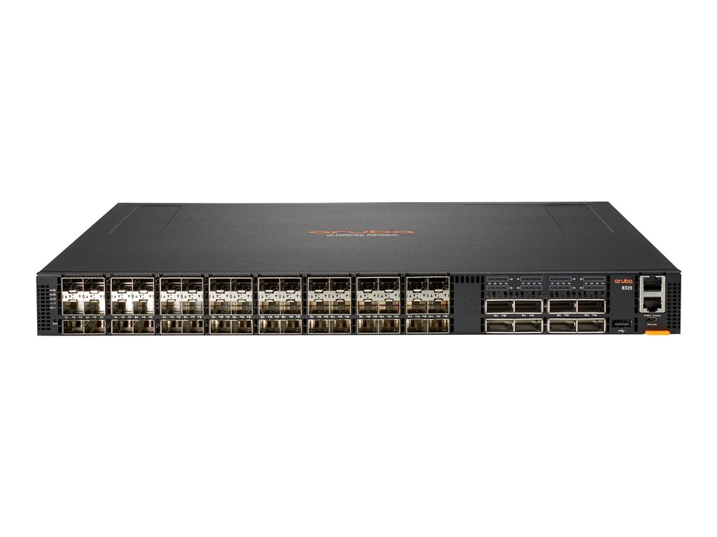 HPE Aruba 8325-48Y8C - Switch - L3 - managed - 48 x 1/10/25 Gigabit SFP / SFP+ / SFP28 + 8 x 40/100 Gigabit QSFP+ /