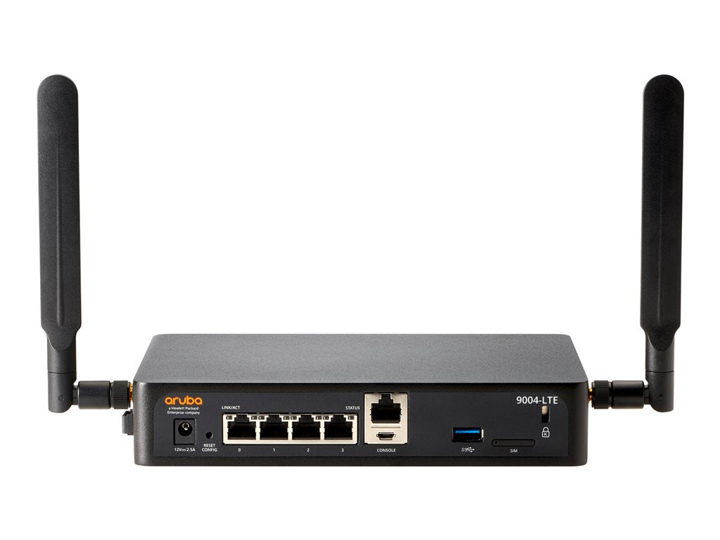 HPE Aruba 9004 (EG) - Gateway - 4 ports - 1GbE - ZigBee, NFC, Bluetooth - cloud-managed R3V87A
