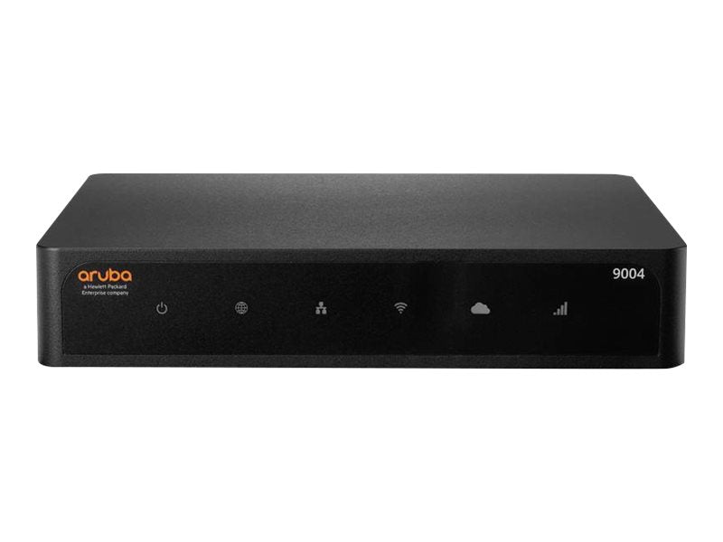 HPE Aruba 9004 (IL) - Gateway - 4 ports - 1GbE - ZigBee, NFC, Bluetooth - cloud-managed R3V93A