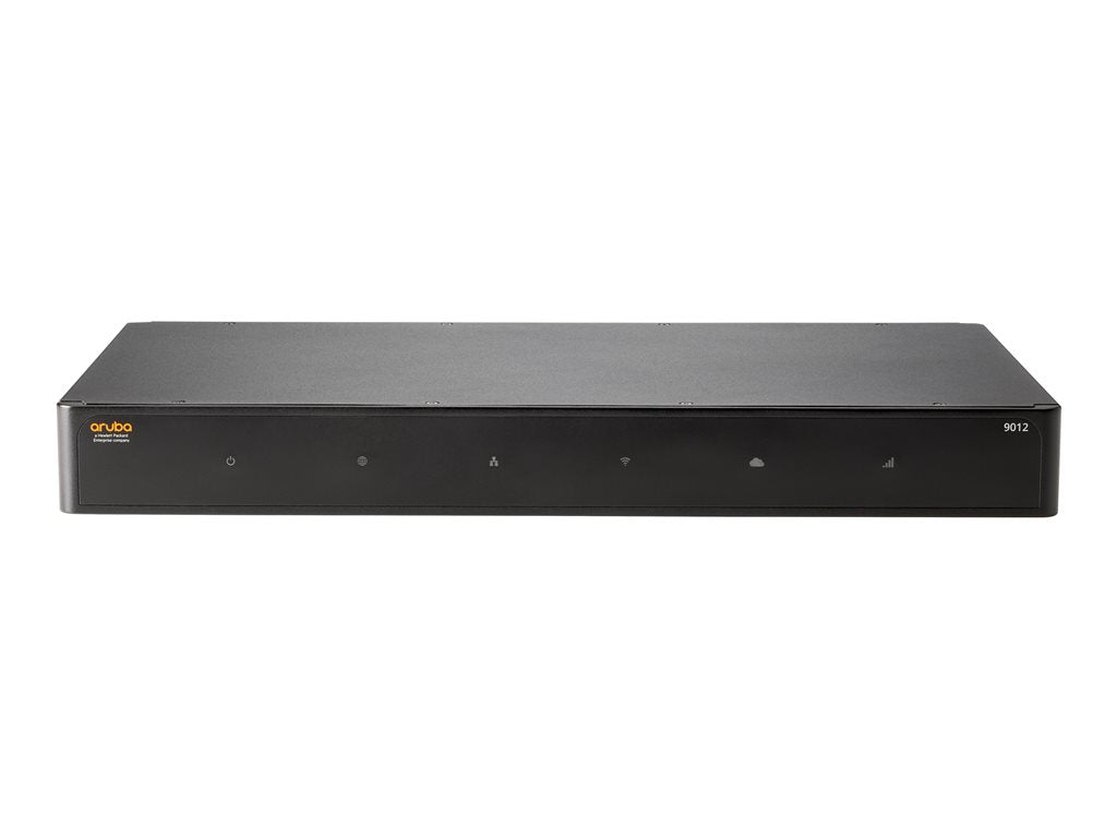 HPE Aruba 9012 (EG) - Gateway - 12 ports - 1GbE - ZigBee, NFC, Bluetooth - cloud-managed - BTO - rack-mountable - TAA Compliant R1B40A