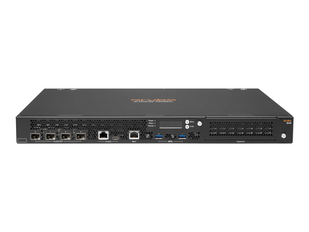 HPE Aruba 9240 (US) - Campus - gateway - 4 ports - 25GbE - 1U - rack-mountable - TAA Compliant