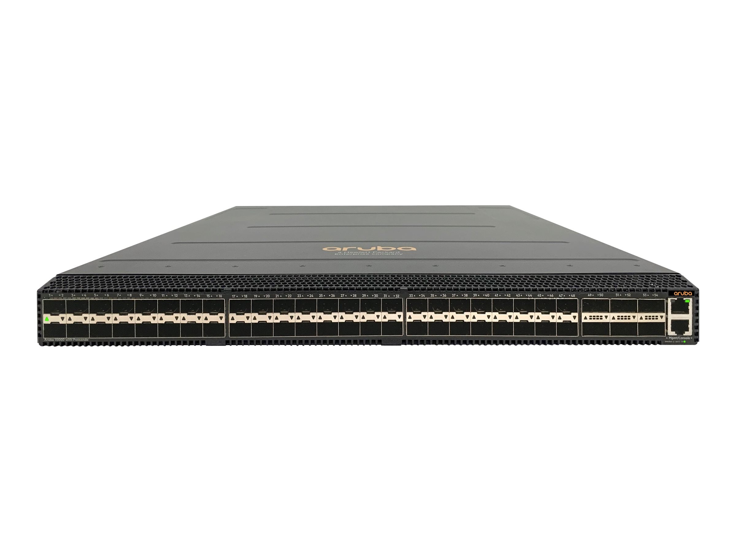HPE Aruba CX 10000-48Y6C - Switch - L3 - managed - 48 x 1/10/25 Gigabit Ethernet SFP / SFP+ / SFP28 + 6 x 40/100 Gigabit QSFP+ R8P13A#B2E