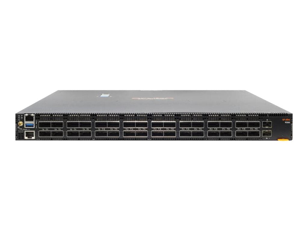 HPE Aruba CX 9300-32D 32-port 100/200/400G QSFP-DD 2-port 10G SFP+ Switch - Switch - L3 - managed - 32 x 100/200/400 Gigabit R9A30A#B2E