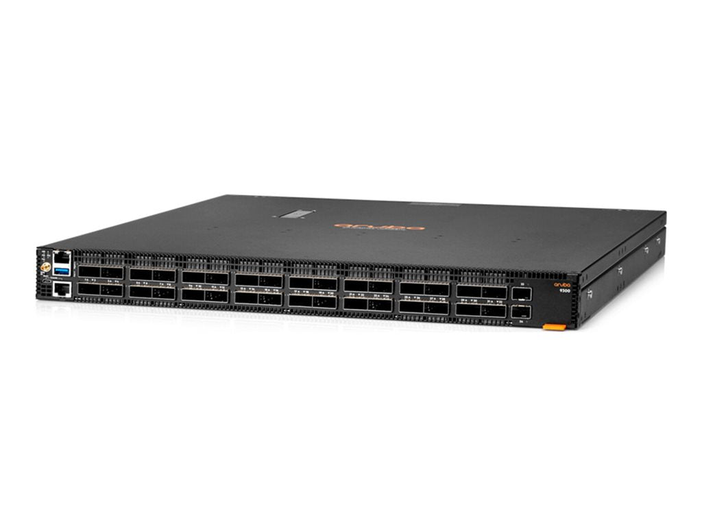 HPE Aruba CX 9300-32D 32-port 100/200/400G QSFP-DD 2-port 10G SFP+ Switch - Switch - L3 - managed - 32 x 100/200/400 Gigabit S1D08A#ACQ