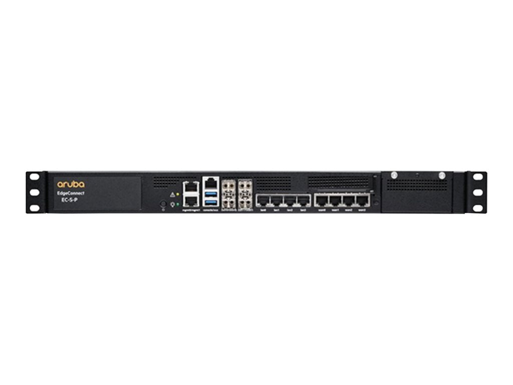 HPE Aruba EdgeConnect EC-S-P-DC-NFR SD-WAN Gateway - SD-WAN gateway - 1GbE - 1U - cloud-managed - rack-mountable