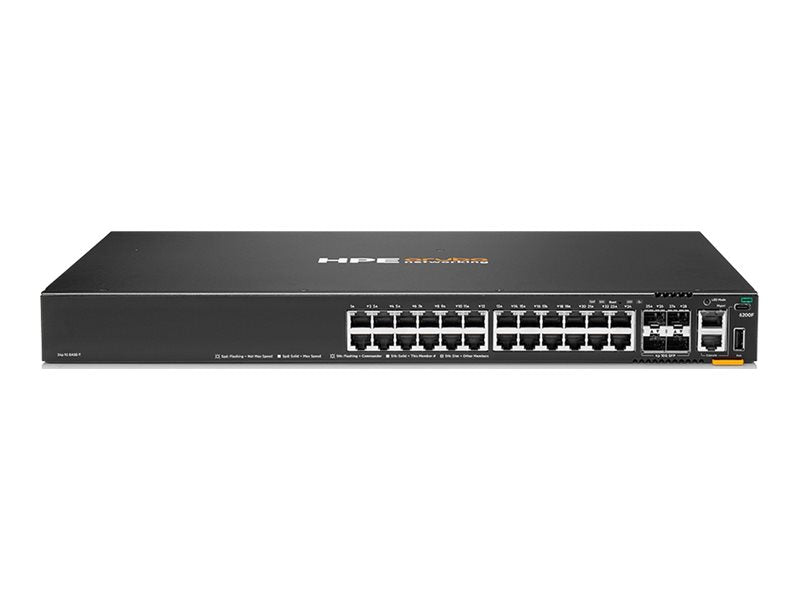 HPE Aruba Networking CX 6200F 24G 4SFP+ TAA Switch - Switch - Max. Stacking Distance 10 kms - L3 - managed - 24 x 10/100/1000 S0M86A#B2B