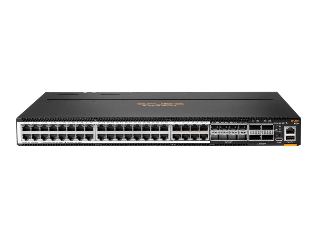 HPE Aruba Networking CX 8100 40x10GBase-T 8x10G SFP+ 4x40/100G QSFP28 Switch - Spare Only - switch - L3 - managed - 40 x 100/1000/2.5G/5G/10GBase-T R9W97A