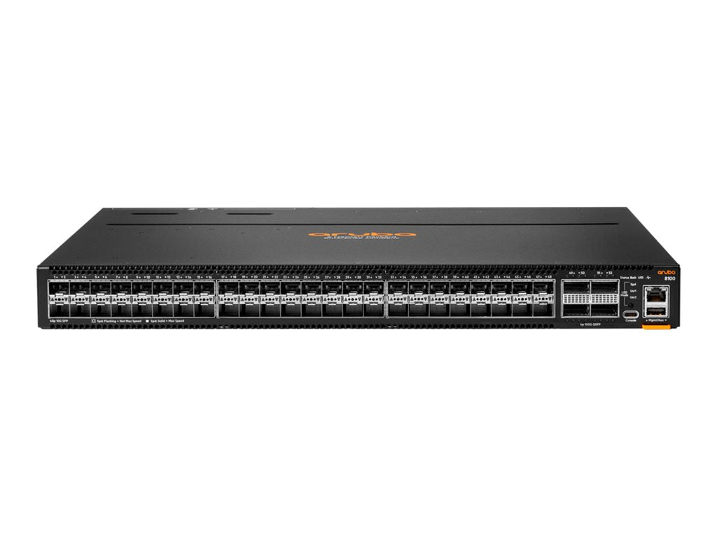 HPE Aruba Networking CX 8100 48x10G SFP+ 4x40/100G QSFP28 Switch - Spare Only - switch - L3 - managed - 48 x 1 Gigabit / 10 Gigabit R9W96A