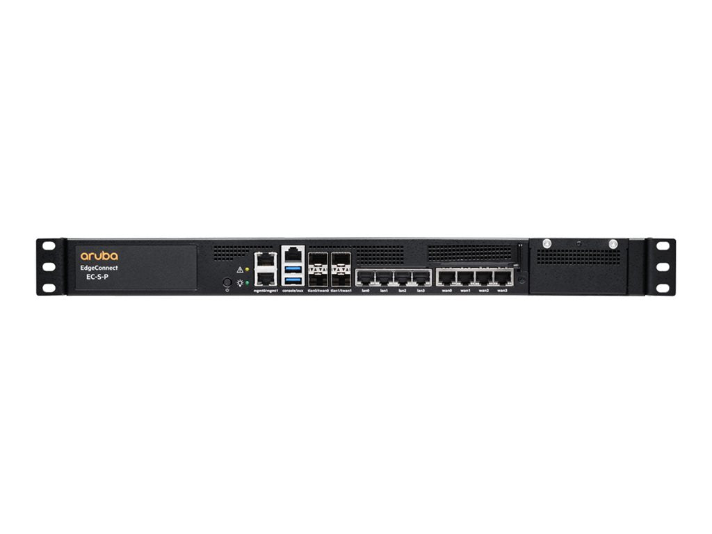 HPE Aruba Networking EdgeConnect EC-S-P AC NAL SD-WAN Gateway - SD-WAN gateway - 10GbE - 1U - cloud-managed -