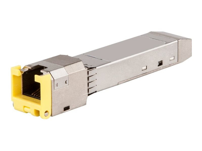 HPE Aruba Networking EdgeConnect - SFP (mini-GBIC) transceiver module - 1GbE - 1000Base-T - RJ-45 - up to 328 ft