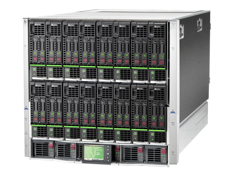 HPE BLc7000 Enclosure - Rack-mountable - up to 16 blades - no power supply - CTO - for Integrity BL890c i2; ProLiant