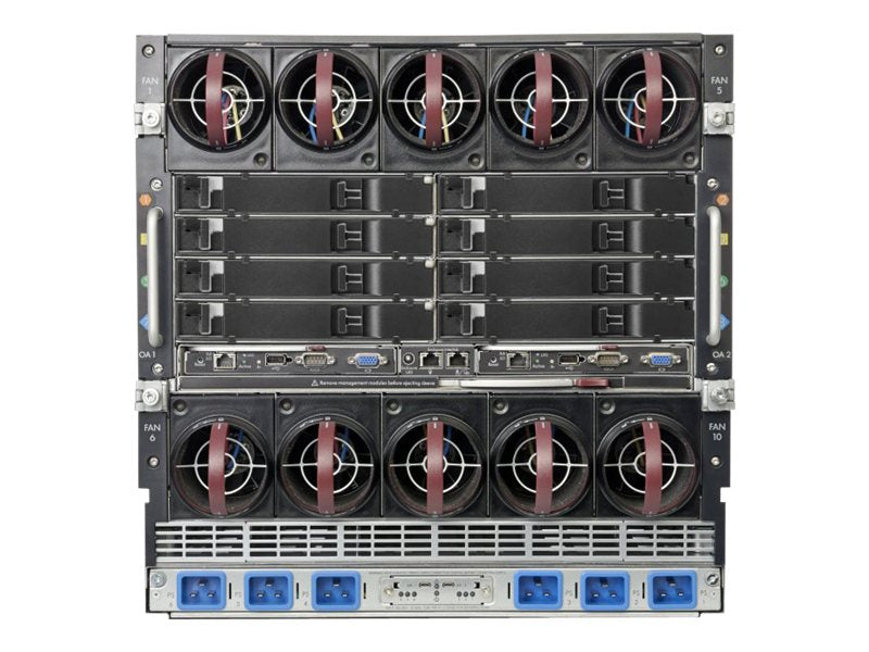 HPE BLc7000 Enclosure - Rack-mountable - up to 16 blades - no power supply - CTO - for Integrity BL890c i2; ProLiant