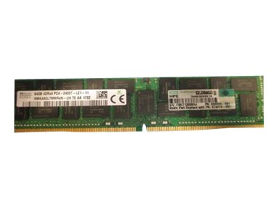 HPE CL - DDR4 - module - 64 GB - LRDIMM 288-pin - 2400 MHz / PC4-19200 - CL17 - 1.2 V - Load-Reduced - ECC - for