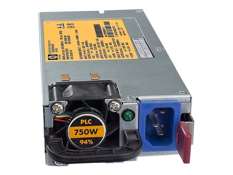 HPE Common Slot High Efficiency - Power supply - hot-plug (plug-in module) - 80 PLUS Gold - AC 90-135/180-264 V - 750