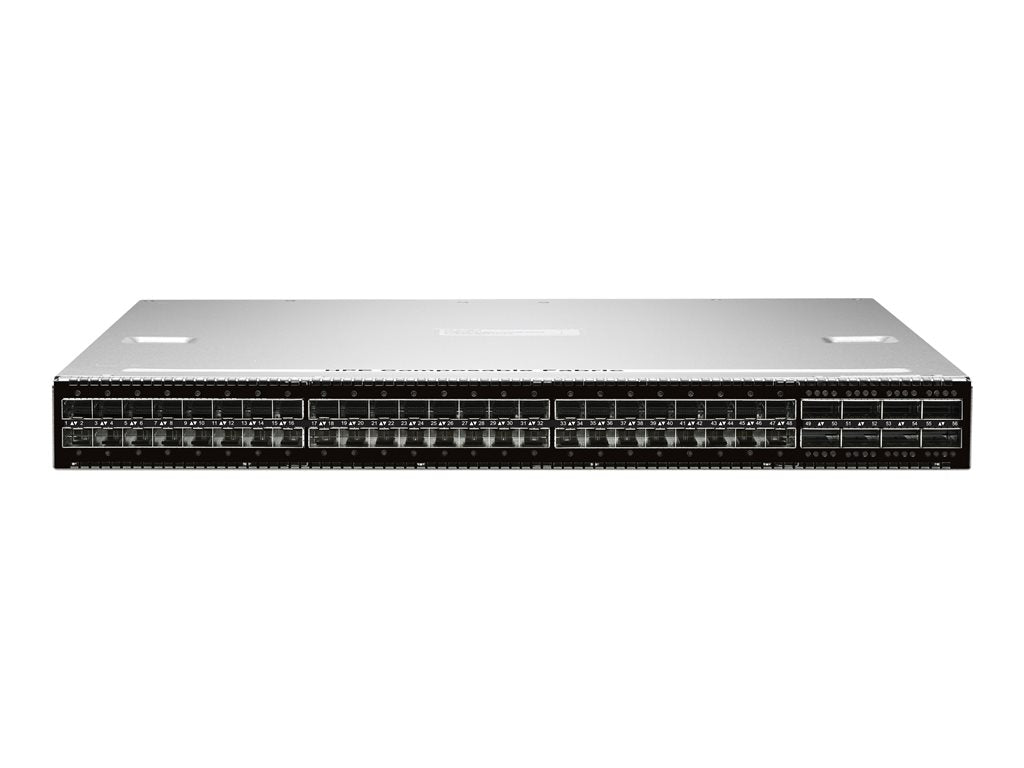 HPE Composable Fabric FM 3180 Front-to-Back Module - Switch - L3 - managed - 48 x 25 Gigabit SFP28 + 8 x 100 Gigabit
