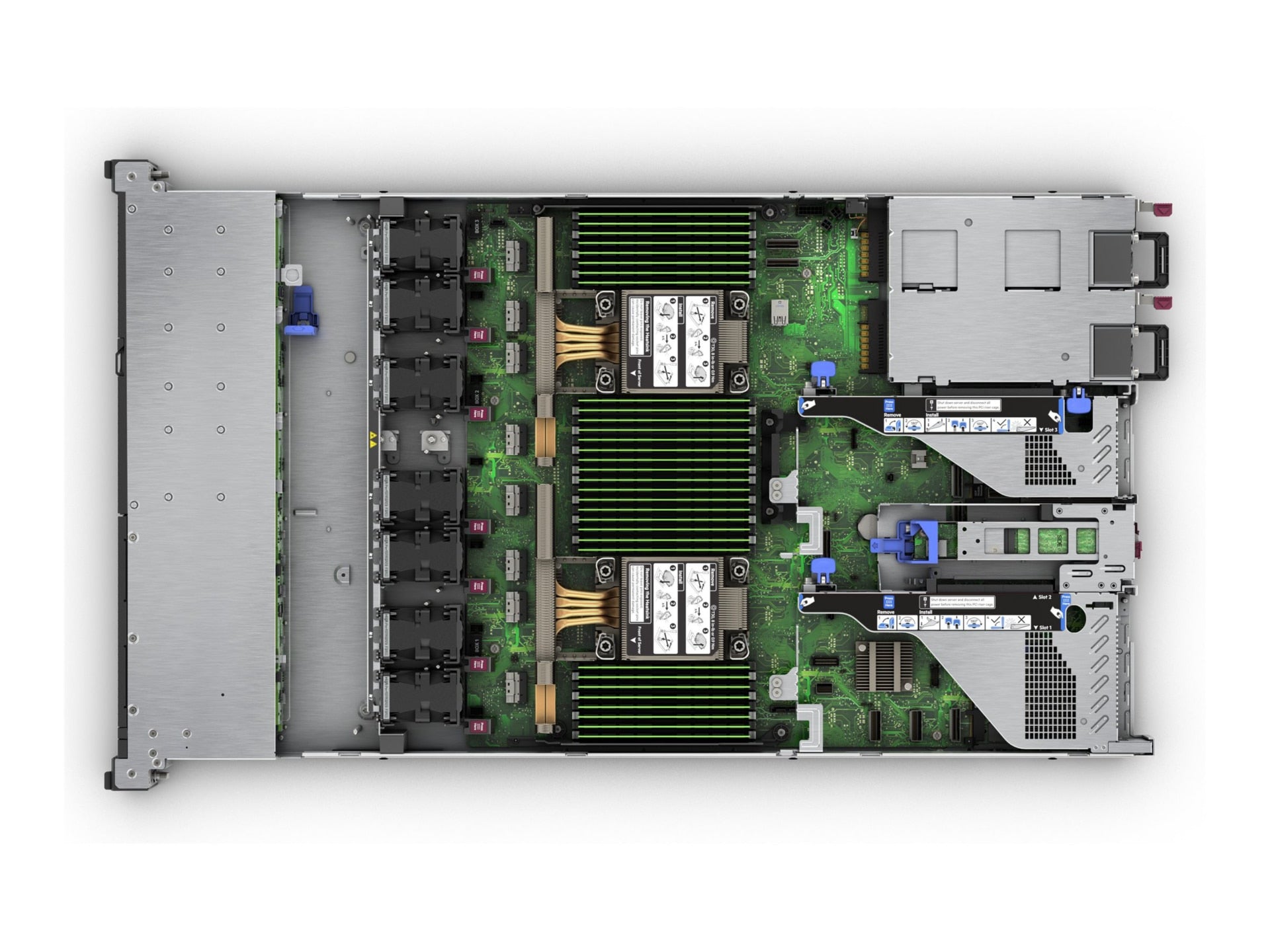 HPE DL360 G11 4509Y Server 64GB (2x32GB 5600MT/s) MR408i-o Broadcom BCM5719