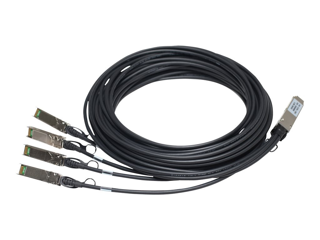 HPE Direct Attach Copper Cable - 40GBase direct attach cable - QSFP+ to SFP+ - 10 ft - for Composable Fabric FM 3032Q,