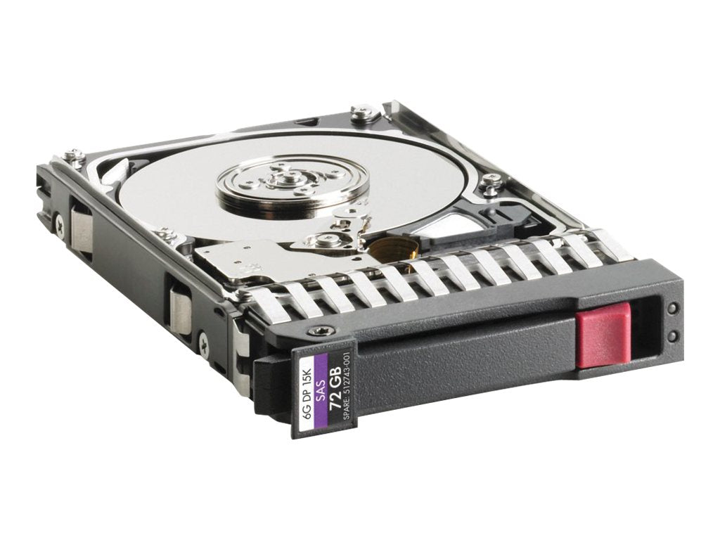 HPE Dual Port Enterprise - Hard drive - 72 GB - hot-swap - 2.5 SFF - SAS 6Gb/s - 15000 rpm"