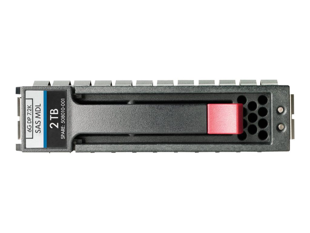 HPE Dual Port Midline - Hard drive - 3 TB - hot-swap - 3.5 LFF - SAS 6Gb/s - 7200 rpm - for Enterprise Virtual Array