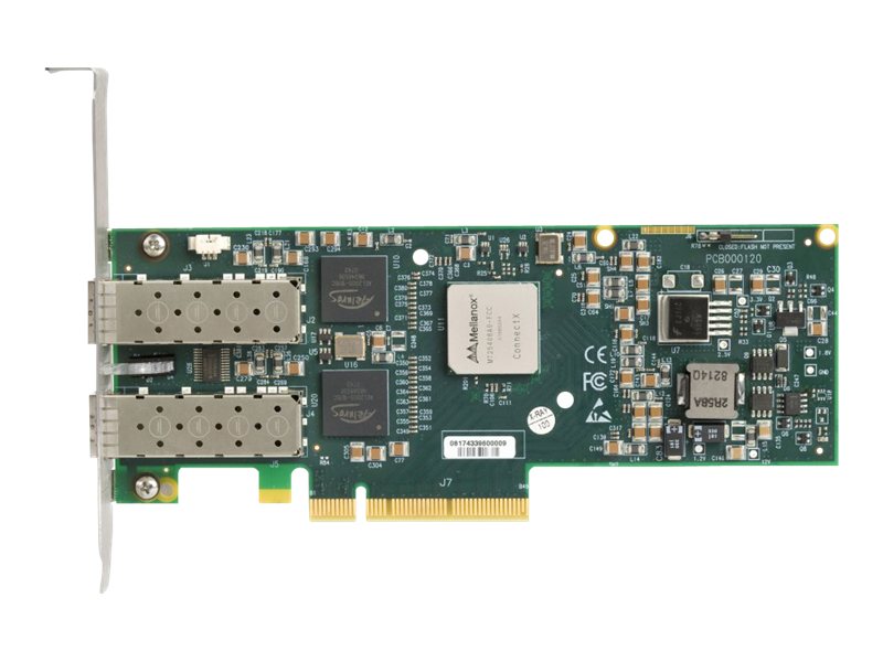 HPE Dual Port - Network adapter - PCIe - 10GbE - 2 ports - for ProLiant DL165 G7, DL360 G7, DL380 G7, DL380p Gen8, DL385