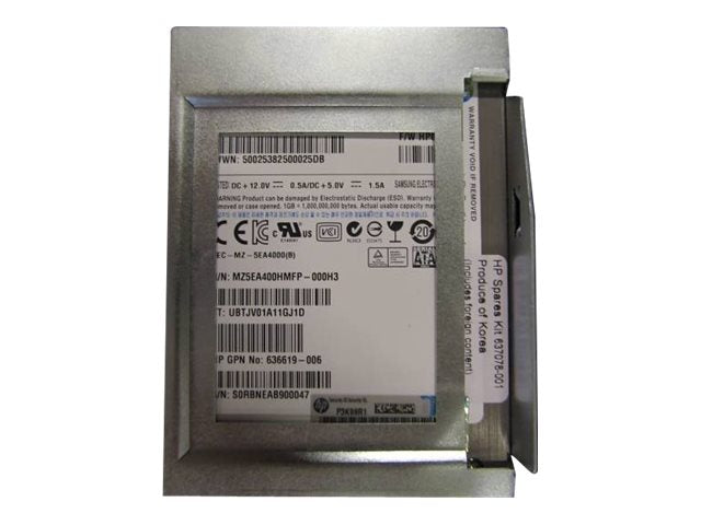 HPE Enterprise Mainstream - SSD - 400 GB - hot-swap - 3.5 LFF - SATA 3Gb/s"