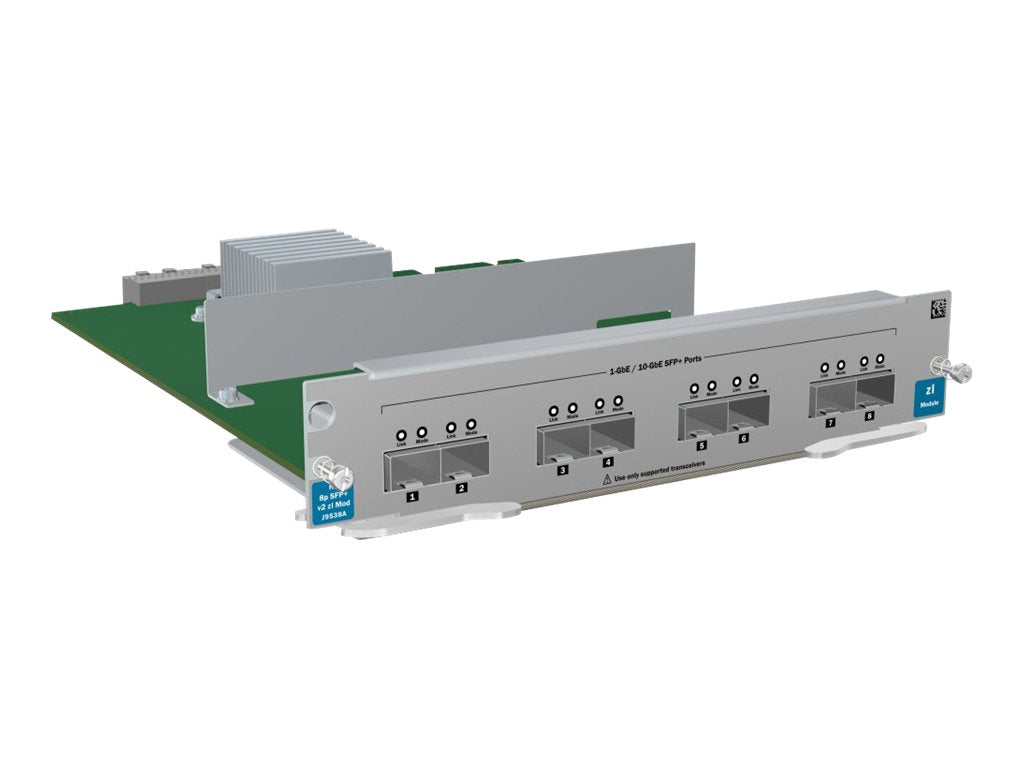 HPE - Expansion module - 10GbE - 8 ports - for HPE 8206, 8212; HPE Aruba 5406, 5412