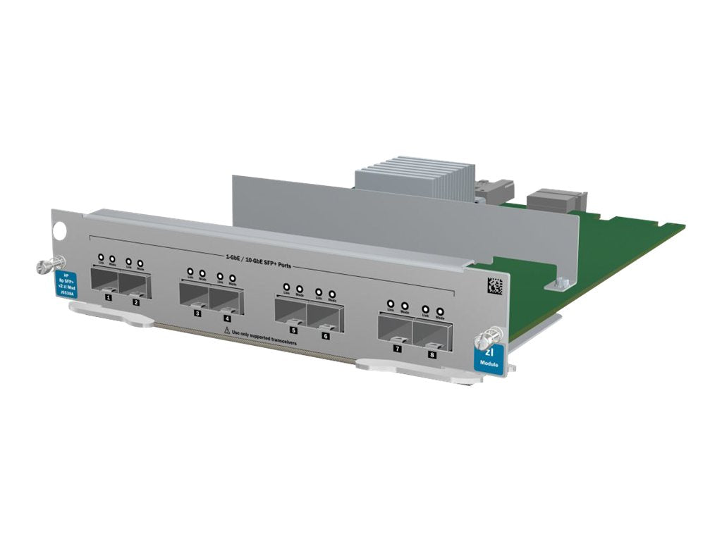 HPE - Expansion module - 10GbE - 8 ports - for HPE 8206, 8212; HPE Aruba 5406, 5412
