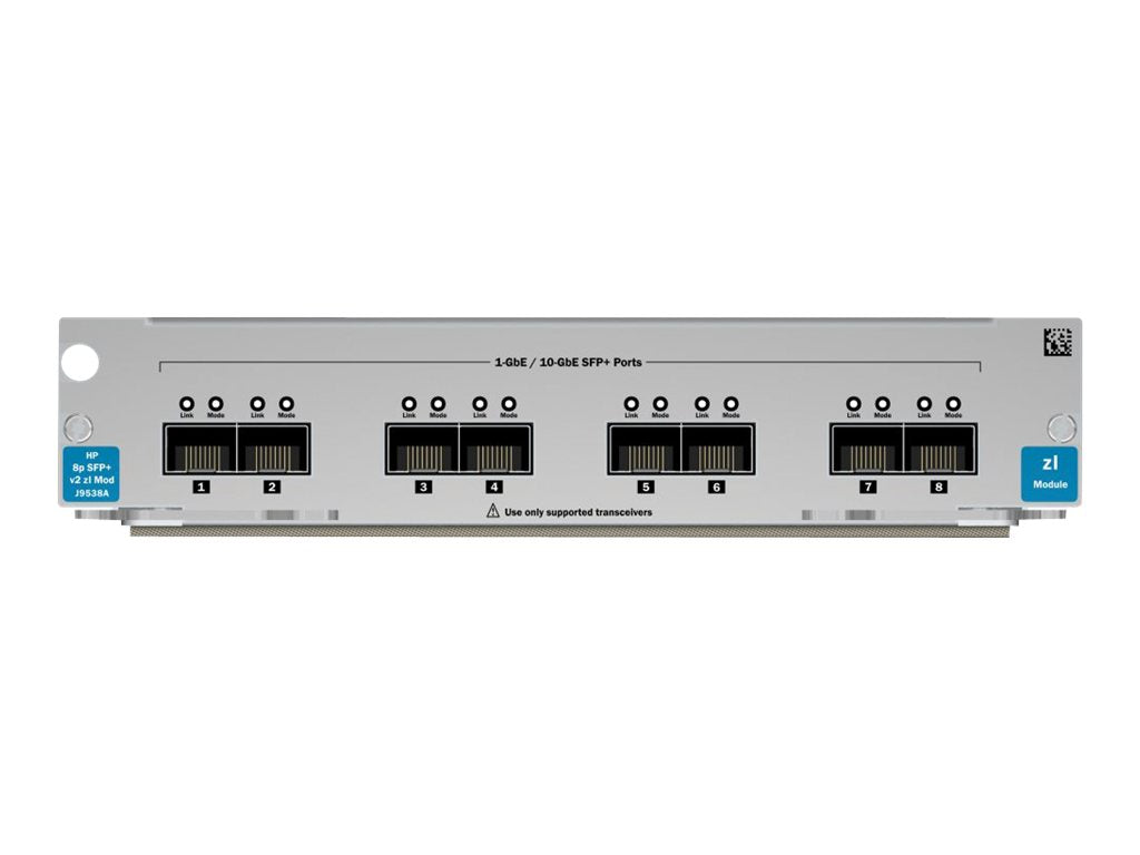 HPE - Expansion module - 10GbE - 8 ports - for HPE 8206, 8212; HPE Aruba 5406, 5412
