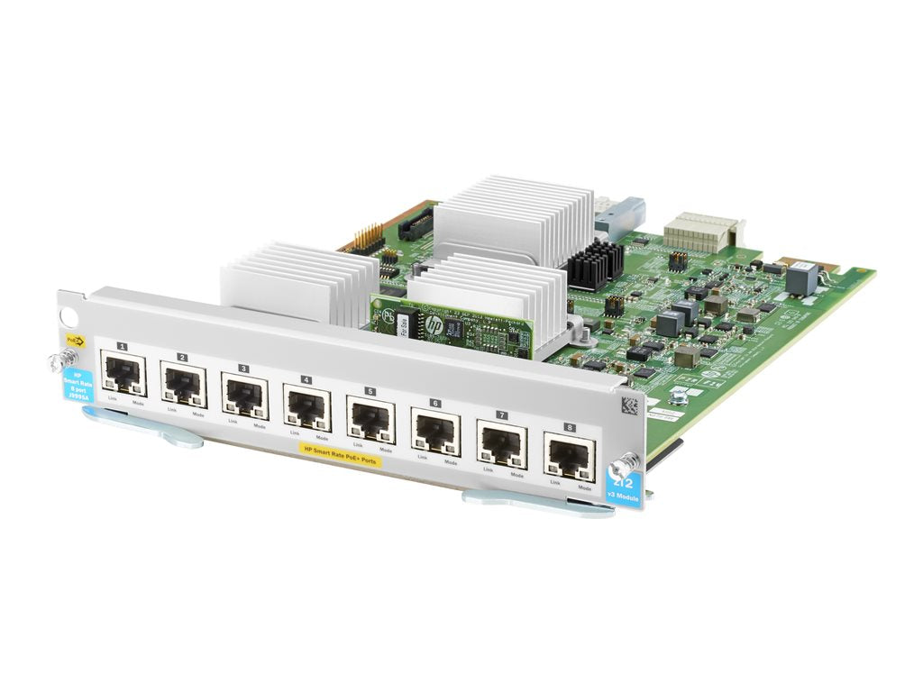 HPE - Expansion module - 1/2.5/5/10GBase-T (PoE+) x 8 - for HPE Aruba 5406R, 5406R 16, 5406R 44, 5406R 8-port, 5406R zl2