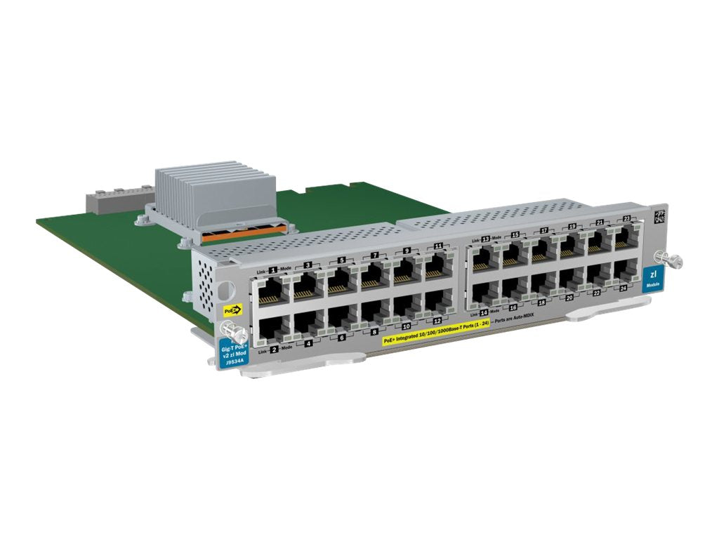 HPE - Expansion module - Gigabit Ethernet x 24 - for HPE Aruba 5406, 5406R 16, 5406R 44, 5406R 8-port, 5406R zl2, 5412,