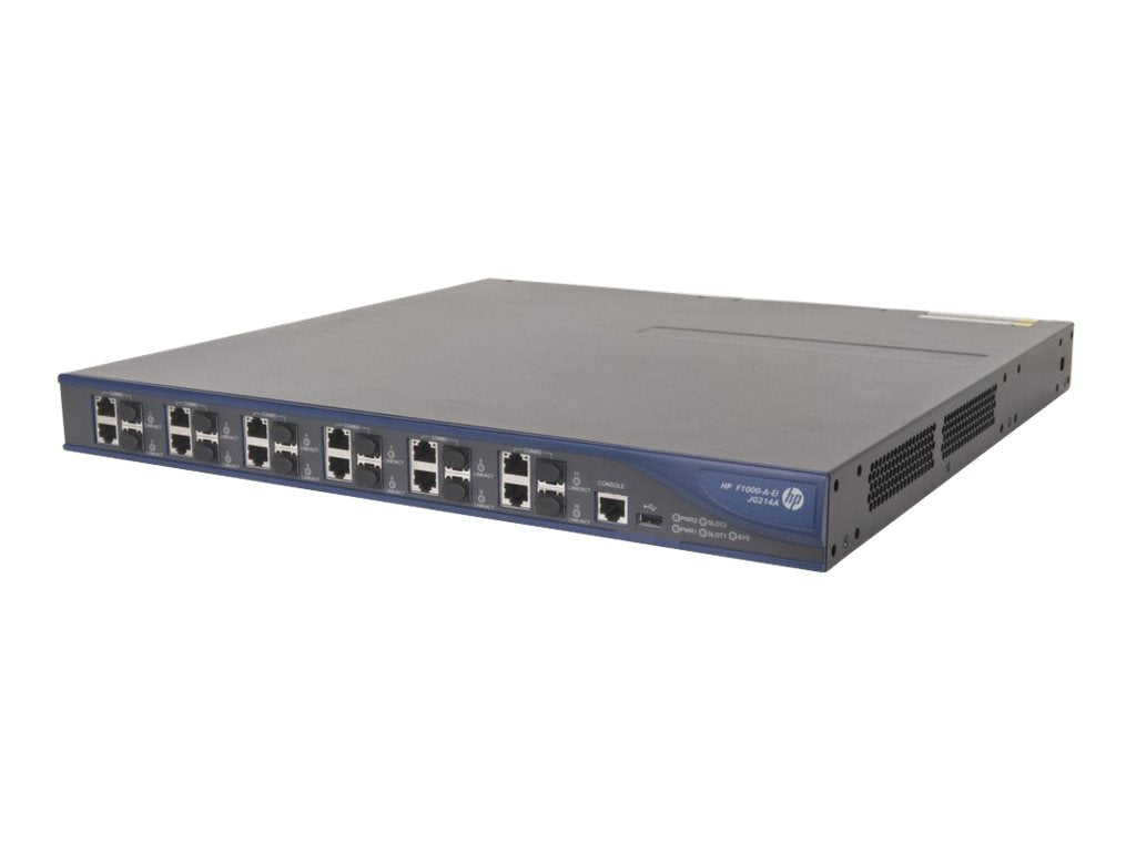 HPE F1000-EI VPN Firewall Appliance - Security appliance - 12 ports - 1GbE
