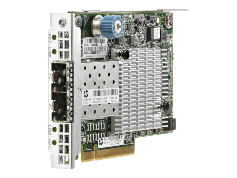 HPE FlexFabric 554FLR-SFP+ - Network adapter - PCIe 2.0 x8 - 10GbE - 2 ports - for ProLiant DL360p Gen8, DL385p Gen8,