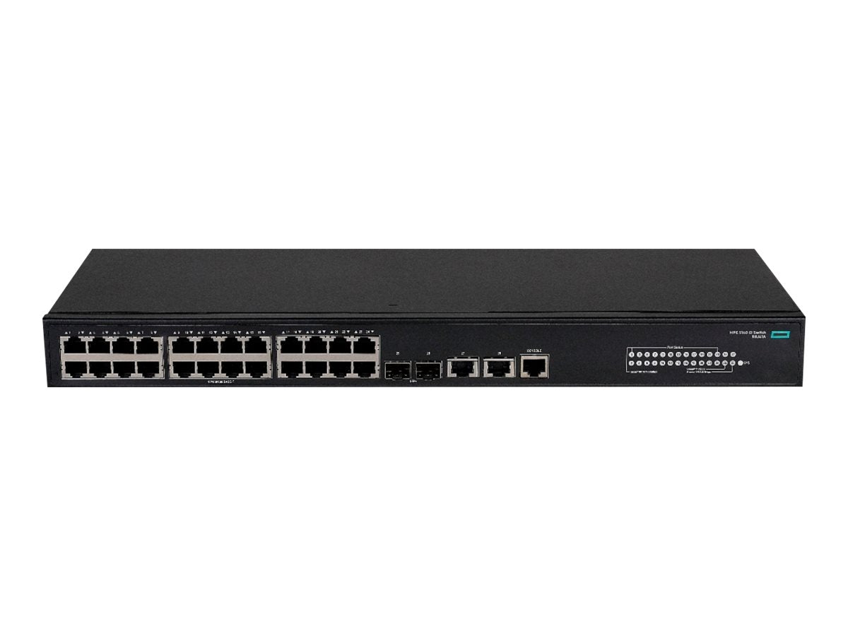 HPE FlexNetwork 5140 24G 2SFP+ 2XGT EI - Switch - L3 - smart - 24 x 10/100/1000 + 2 x 1 Gigabit / 10 Gigabit SFP+ + 2 x 10 Gigabit R8J41A#B2E