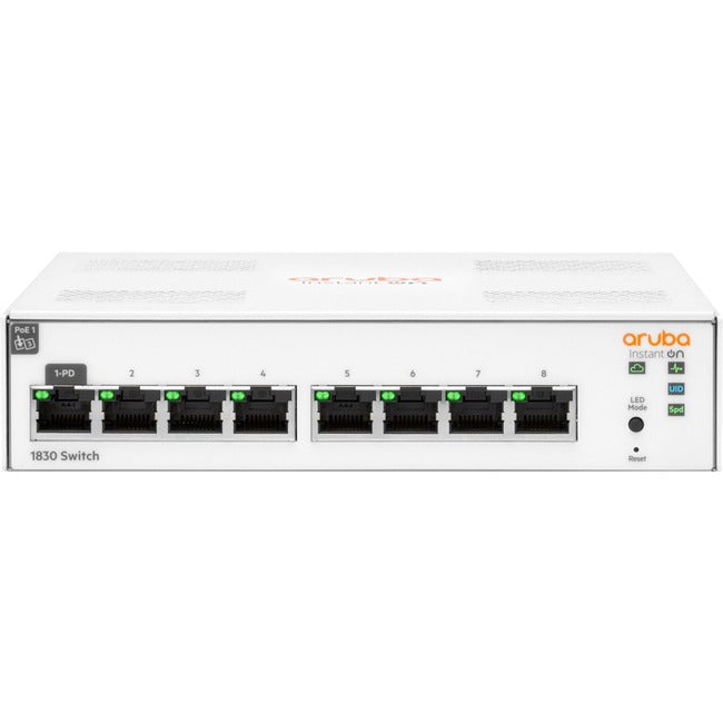 HPE Gigabit Switch - Instant On 8-Port Web-Managed Small Business | TecISoft JL810A#ABA