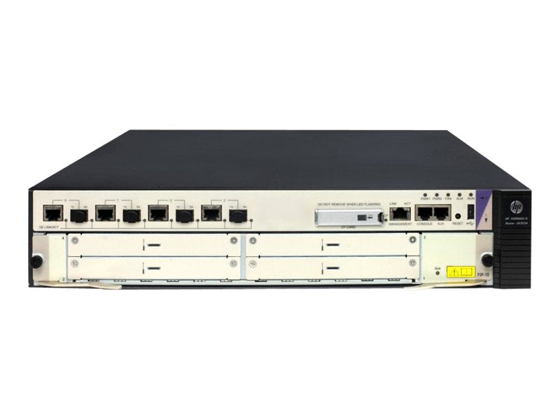 HPE HSR6602-G - Router 4-port switch - 1GbE - - rack-mountable