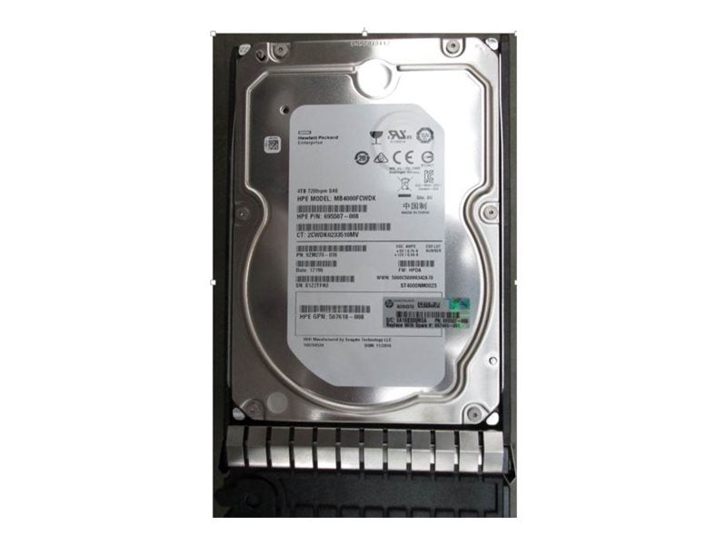 HPE - Hard drive - 4 TB - 3.5 LFF - SAS 6Gb/s - 7200 rpm"
