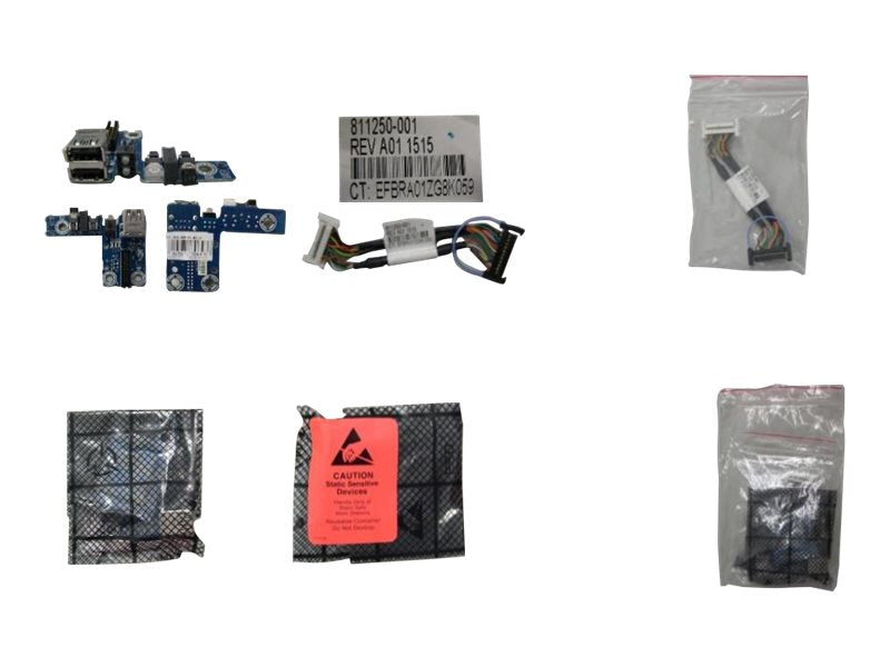 HPE I/O module assembly - System cabinet ports panel - front - USB 2.0 x 2 - for ProLiant DL20 Gen9