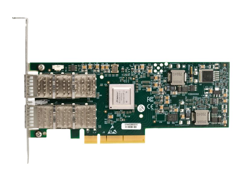 HPE InfiniBand 4X DDR CX-2 PCI-e G2 Dual-port HCA - Network adapter - PCIe 2.0 x8 - InfiniBand - 4x InfiniBand