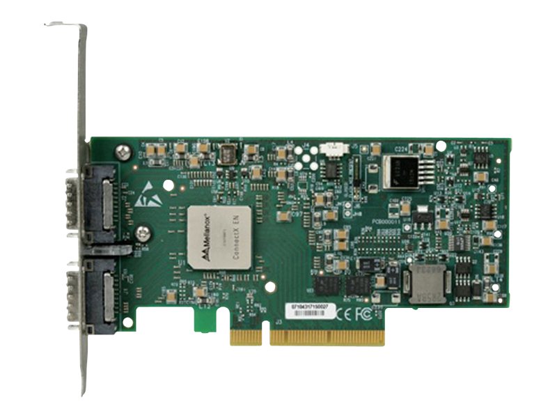 HPE InfiniBand 4X DDR PCI-E Dual Port HCA - Network adapter - PCIe - InfiniBand - 4x InfiniBand (SFF-8470) - 2 ports -