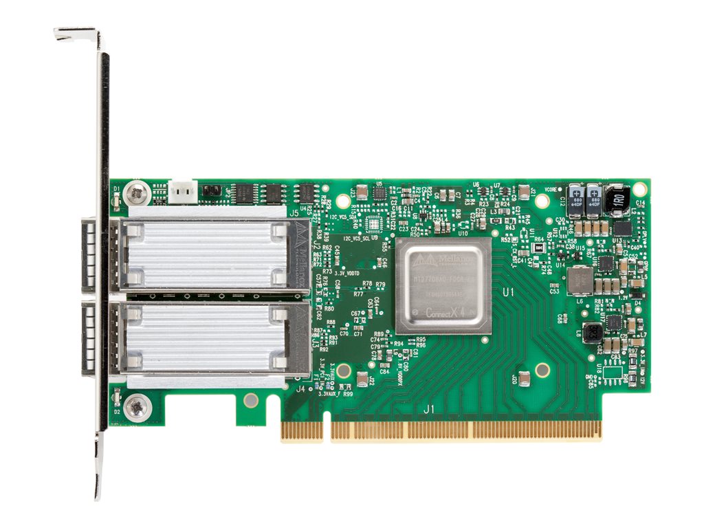 HPE InfiniBand EDR/Ethernet 100Gb 2-port 840QSFP28 - Network adapter - PCIe 3.0 x16 low profile - 100Gb Ethernet /