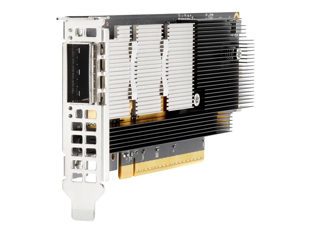 HPE InfiniBand MCX75310AAS-HEAT - Network adapter - PCIe 5.0 x16 - 200Gb Ethernet / 200Gb Infiniband x 1
