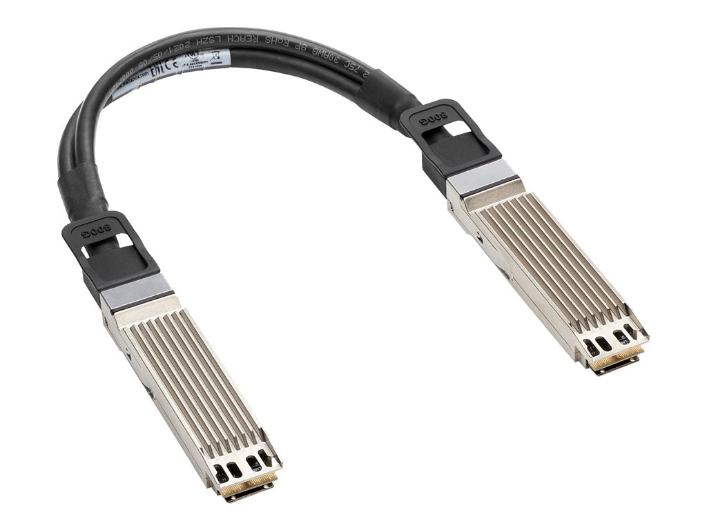 HPE InfiniBand NDR - 400GBase direct attach cable - OSFP to OSFP - 1.6 ft - SFF-8665 P45696-B21