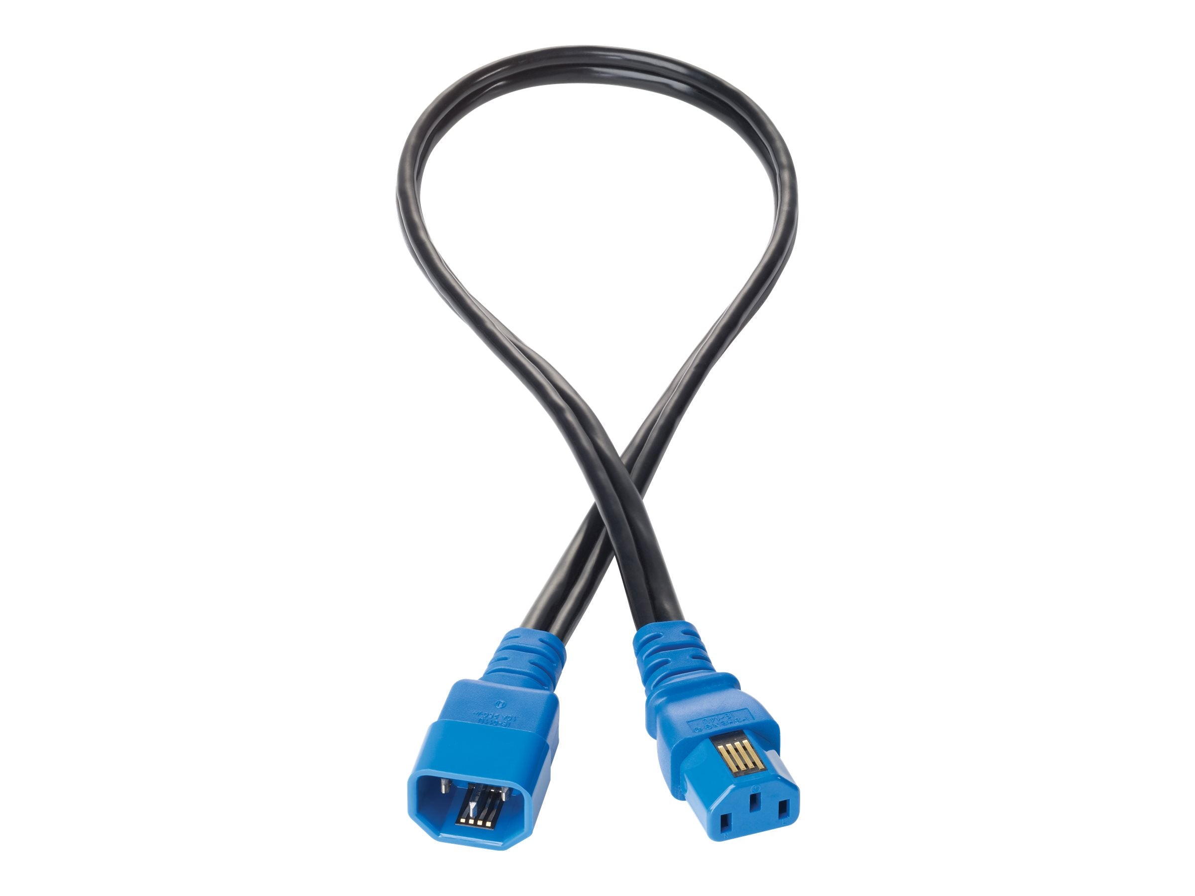 HPE Jumper Cord - Power cable - IEC 60320 C14 straight to IEC 60320 C15 straight - 13 A - 3.3 ft - black - Worldwide (excluding Q7F62A