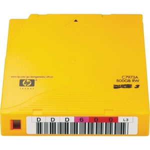 HPE LTO Ultrium 3 Data Cartridge with Custom Labeling C7973AK