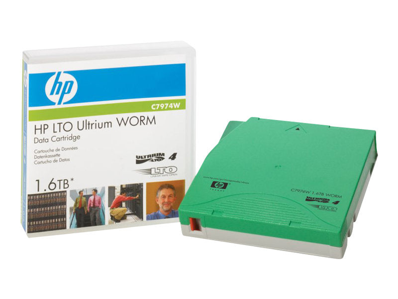 HPE - LTO Ultrium WORM 4 - 800 GB / 1.6 TB - unlabeled - for HPE MSL4048; StorageWorks Enterprise Modular Library