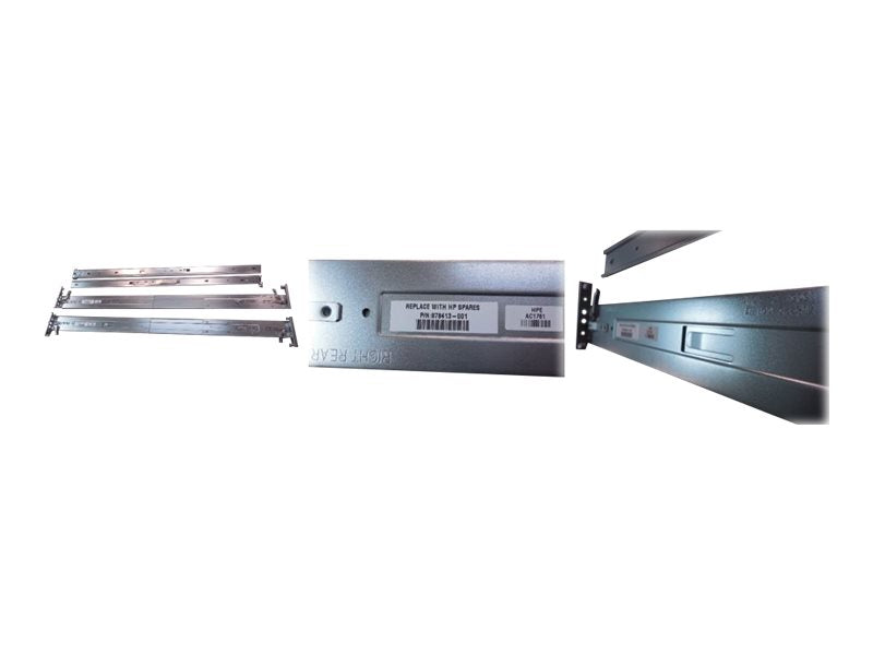 HPE Large Form Factor Easy Install Rail Kit - Rack rail kit - 2U - for ProLiant DX560 Gen10; SimpliVity 380 Gen10;